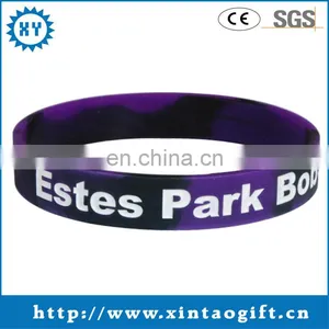 Promotion Use Black Debossed Logo Bracelet for Men thumbnail-1