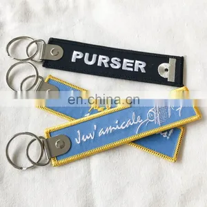 Customized Cheap Fashion Embroidery Keychain thumbnail-1