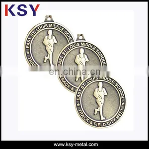 Custom Sport Award Metal Medallion for Louis School thumbnail-1