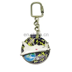Custom Round Enamel Metal Keychains Wholesale thumbnail-1