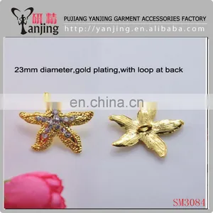 Wholesale Crystal Star Rhinestone Button thumbnail-1