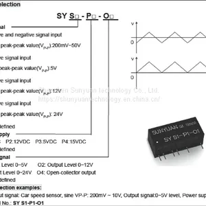 Speed Pulse Signal Converter IC Sy-S3 -P2 -O1 thumbnail-2