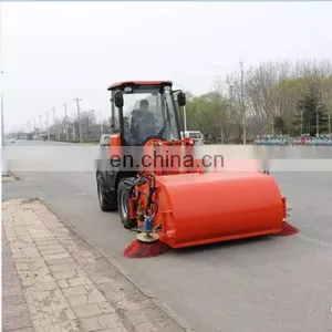 Small Wheel Loader Sweeping Machine for Sale thumbnail-4
