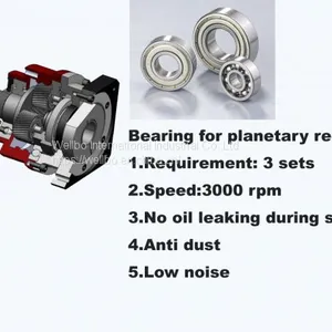 Planetary Reducer Bearing 6202 2RS CO HG04 (-50~150℃） thumbnail-1