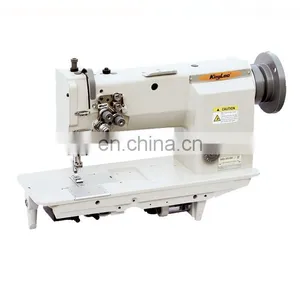 Double Needle Lockstitch Heavy Duty Leather Sewing Machine Price thumbnail-1