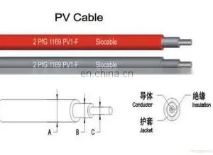 2.5mm Solar PV Wire Photovoltaic Cable Outdoor / Indoor Climate Resistance thumbnail-5