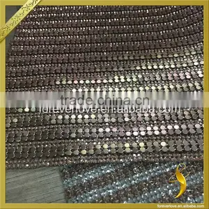 Stud Sparkle Rhinestone Crystal Trim Bling Rhinestone Mesh FRM-228 thumbnail-3