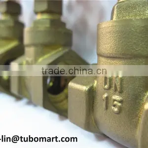 Brass Gate Valve With Brass Stem and Steel Handle of High Quality and Good Price thumbnail-2