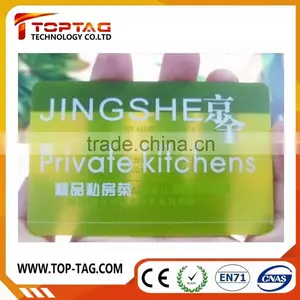 High Quality Printing Silver PVC Transparent Business Card thumbnail-2