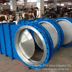 PZ573H/Y Flanged Wafer Electric Pneumatic Slurry Knife Gate Valve thumbnail-1