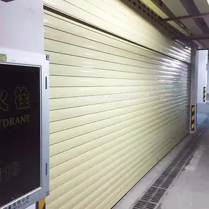 Industrial Duty Galvanized Steel Roll up Doors Automatic Motorized Roller Shutter Garage Door thumbnail-1