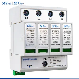 AC Three-Phase DIN Rail SPD SD30r230L405 Surge Protective Device Surge Arrester Surge Protector Manufacturer thumbnail-1