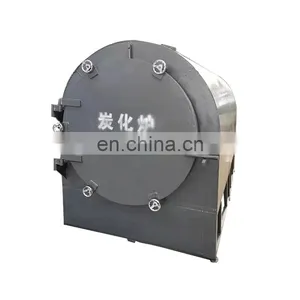 Factory Supply Activated Carbon Coconut Shell Charcoal Making Machine Wood Log Carbonization Machine thumbnail-5