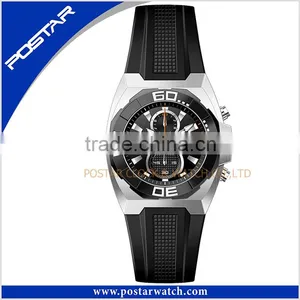 Multifunction Watch Silicone Band Military Sport Men's Watch thumbnail-2