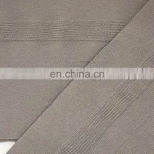 Wholesale Premium Quality Hot Selling Knitted Flats 1x1 Polyester Solid Rib Knit Fabric thumbnail-2