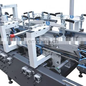 XS-850 Automatic Lock Crash Bottom 4 6 Corner Folder Gluer Machine thumbnail-5
