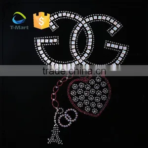 China Product in Uae Hotfix Rhinestone Transfers Rhinestone Iron on Transfer thumbnail-1