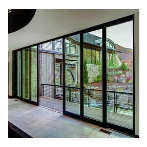 China Manufacture Bi Fold Aluminium Sliding Patio Doors thumbnail-3