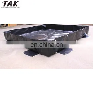 China Manufacture Industry Standard Collapsible L-Bracket PVC Oil Spill Containment Berms 3' x 5' x 12\ thumbnail-1