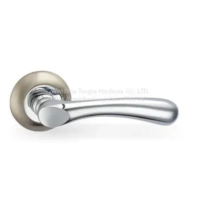 Popular New Design Good Quality Zinc Alloy/zamac/zamak/aluminum Door Handle for European Door Lock thumbnail-1