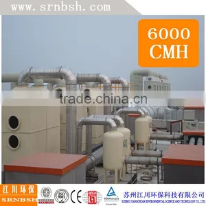 China High Quality and Low Operating Vertical Exhust Scrubbing Tower With Filling thumbnail-1
