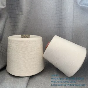 100% Cotton Yarn, Carded Cotton Yarn for Knitting or Weaving Combed Cotton Grey Yarn thumbnail-2