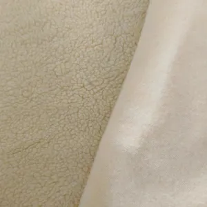 Two-sided Sherpa Fabrics 100% Polyester Sherpa Fleece Faux Fur Fabrics Fake Fur thumbnail-2