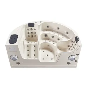 New Design Outdoor Semicircle Hot Tub For Swimming Pool Project thumbnail-3