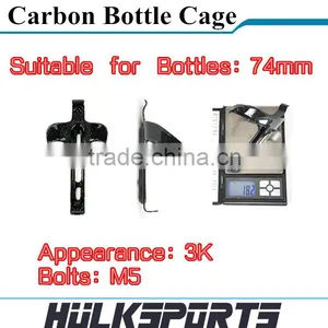 Full Carbon Fiber Bottle Cage Wholesale Bicycle Bottle Cage Bike Water Bottle Bottle Cage for Cyclingcages Carbon 3K Bottle Cage thumbnail-1