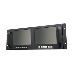8 Inch Dual Lcd Display Rack Mount Monitor thumbnail-1