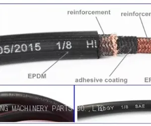 DOT Certified SAE J1401 FMVSS106 Standard OEM Automotive Brake System Custom Length Front & Rear Brake Clutch Hydraulic Flex Line Hose CAR Replacement thumbnail-4
