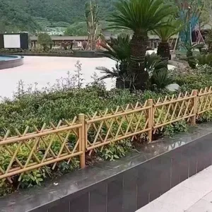 Imitation Wood Fence Garden Imitation Bamboo Railing Villa Fence Guard thumbnail-4