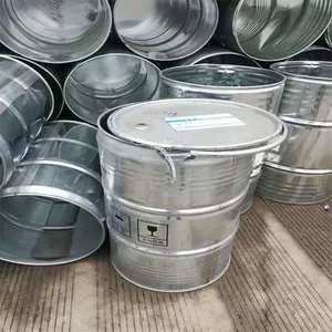 200L Internally Coated Iron Barrel 208L Anti-corrosion Fittings Closed Barrel Straight Open Barrel Steel-plastic Composite Barrel PVF EPR Necking. thumbnail-3