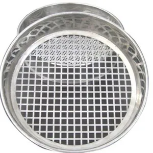 Metal Sieve Used for Separating and Crushing Lumps in Dry Ingredients Such As Flour thumbnail-2