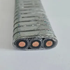 Oil Submersible Pump Power Cable, EPDM Insulation With Lead Alloy Armor for Downhole Applications thumbnail-5