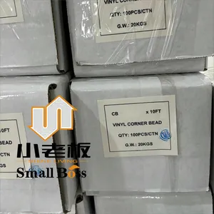 Rust-Proof Hard to Damage Stucco Corner Bead Vinyl Bead Corner PVC for Exterior Wall thumbnail-3
