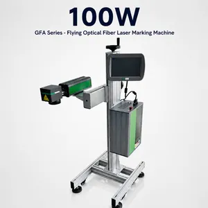 ZCINKJETS GFA Series 100W High Power Fiber Laser Marking Machine for Deep Industrial Coding thumbnail-1