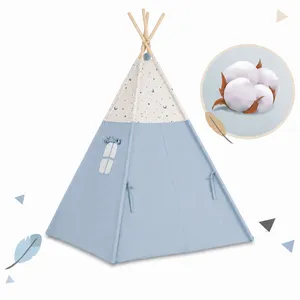 Teepee Tent for Kids, Foldable Play Tent for Girls & Boys, Cozy Warm Reading Nook & Room Decor thumbnail-2