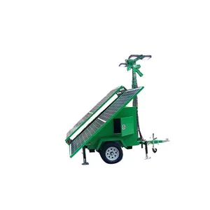 No Need to Connect to Electricity! Solar-powered Mobile Lighthouse, the Emergency Night Lighting Device for Construction Sites thumbnail-5