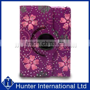 Floral Revolving Flat Computer Cover For IPad Mini thumbnail-1