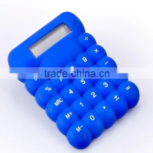 Very Cute 8 Digital Colorful Silicone Eletronic Calculator thumbnail-4