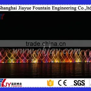 Large Outdoor Color Musical Fountain in the Sea thumbnail-1