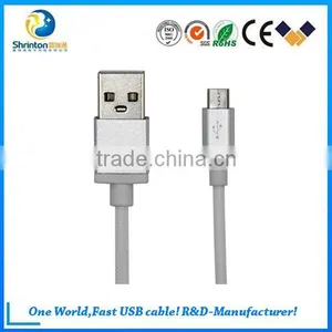 Remax Skynet Colorful Nylon + Aluminum 2.1A 1.0m Micro USB Data Cable for Samsung thumbnail-5