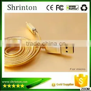 Popular Super Speed Golden Remax Micro USB Data Cable thumbnail-4