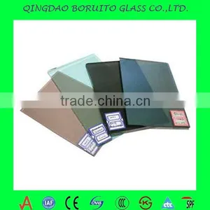 Green Blue Reflective Building Glass thumbnail-4
