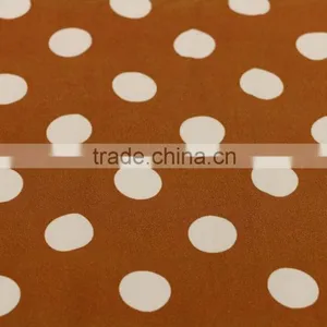 2017 Summer Top Selling Women Blouse Cupro Type100%viscose Twill Dot Print Fabric thumbnail-3