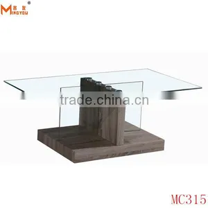 Modern Cheap Wood Base New Model Coffee Table thumbnail-2
