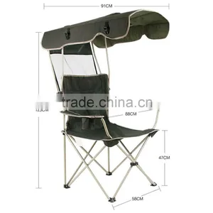 High Punta Waterproof Sunscreen Mesh Metal Canvas Plastic Beach Lounge Chairs thumbnail-6
