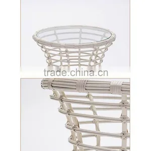 Modern Restaurant Tables And Chairs Coffee Rattan Bamboo Table And Chair thumbnail-3