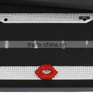 Rhinestone License Plate Frame Ebay thumbnail-3